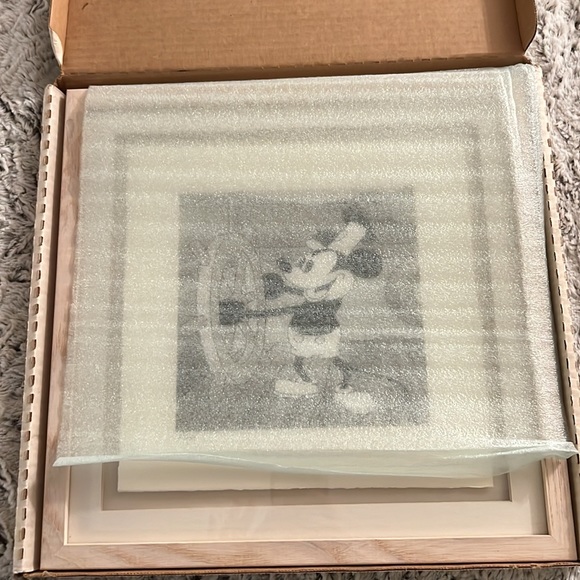 Disney Treasures Steamboat Willie Ltd Edition Serigraph FRAMED Mickey Mouse - Picture 5 of 8